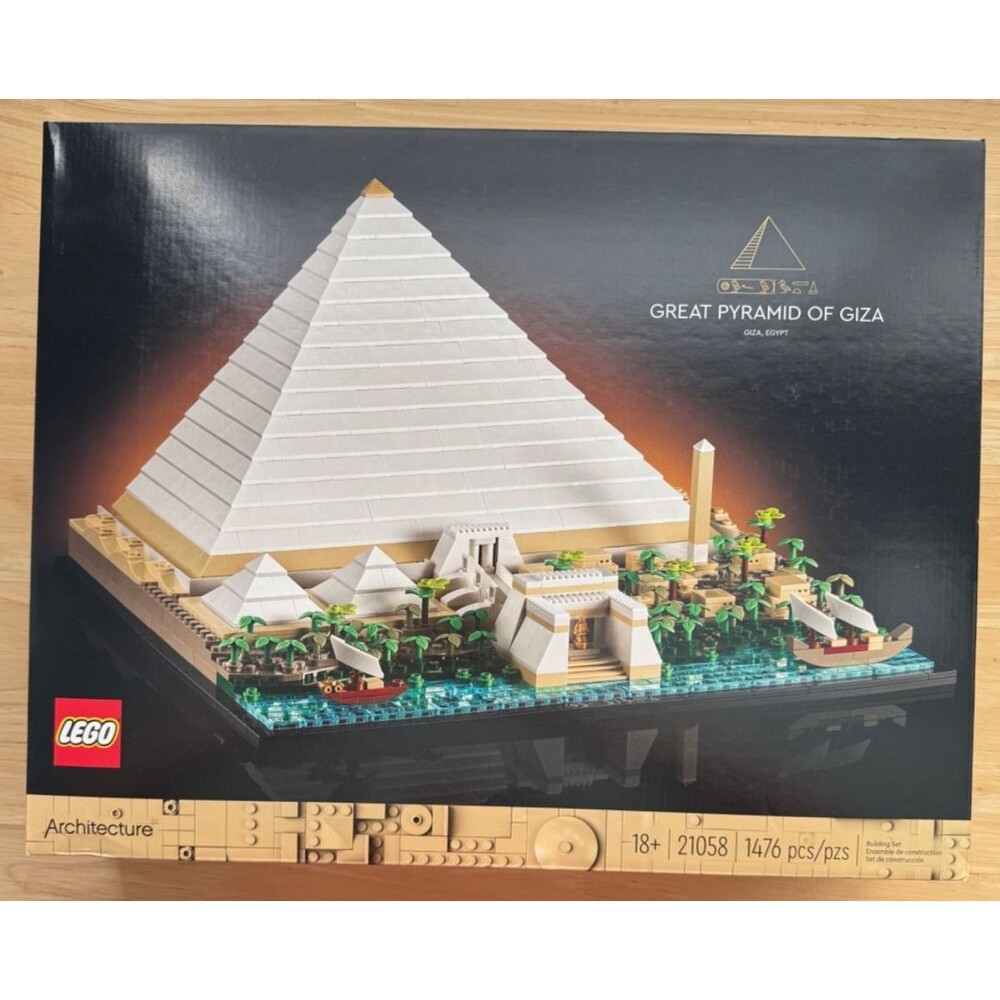 LEGO Architecture 21058 Great Pyramid of Giza - Retired, New Sealed